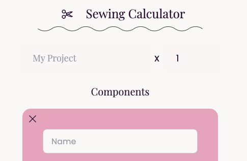 Sewing Calculator